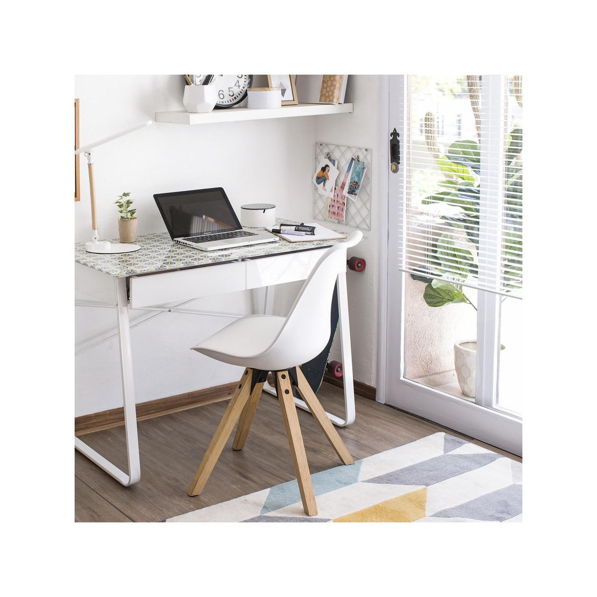 Persiana Alumínio 100x165Cm Branco Just Home Collection, marca Just Home Collection - Foto 2