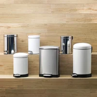 Lixeira Metalica 3L Preta