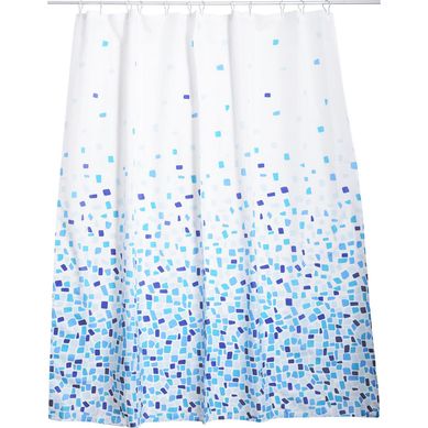 Cortina Banho Costa Azul 178x180cm - Just Home Collection