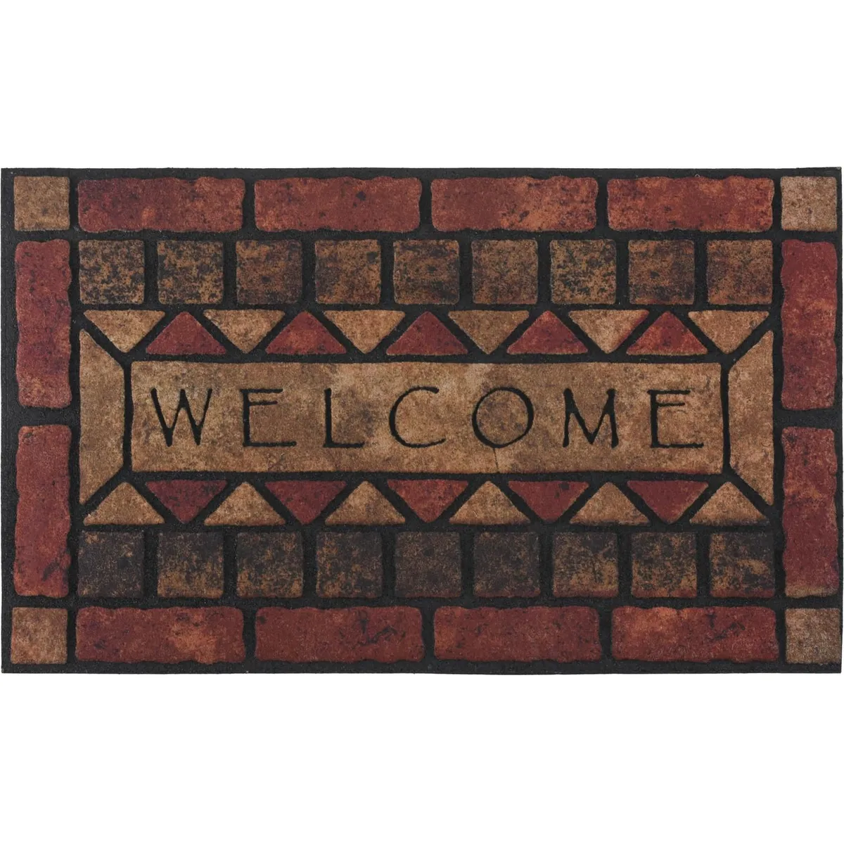 Tapete Capacho Welcome 45x75 Rust Footlist Just Home Collection, marca Just Home Collection - Foto Principal