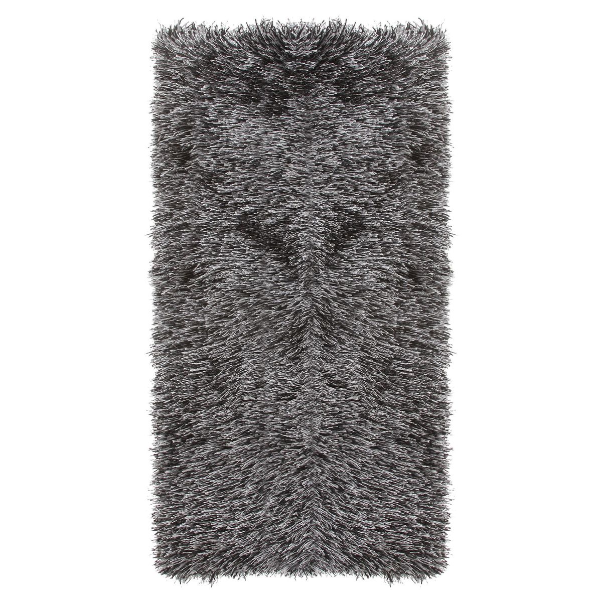 Tapete Elegance Shaggy 60x90cm Cinza, marca Just Home Collection - Foto Principal