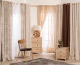 Cortina 2 Folhas NaturalCinza135X230cm