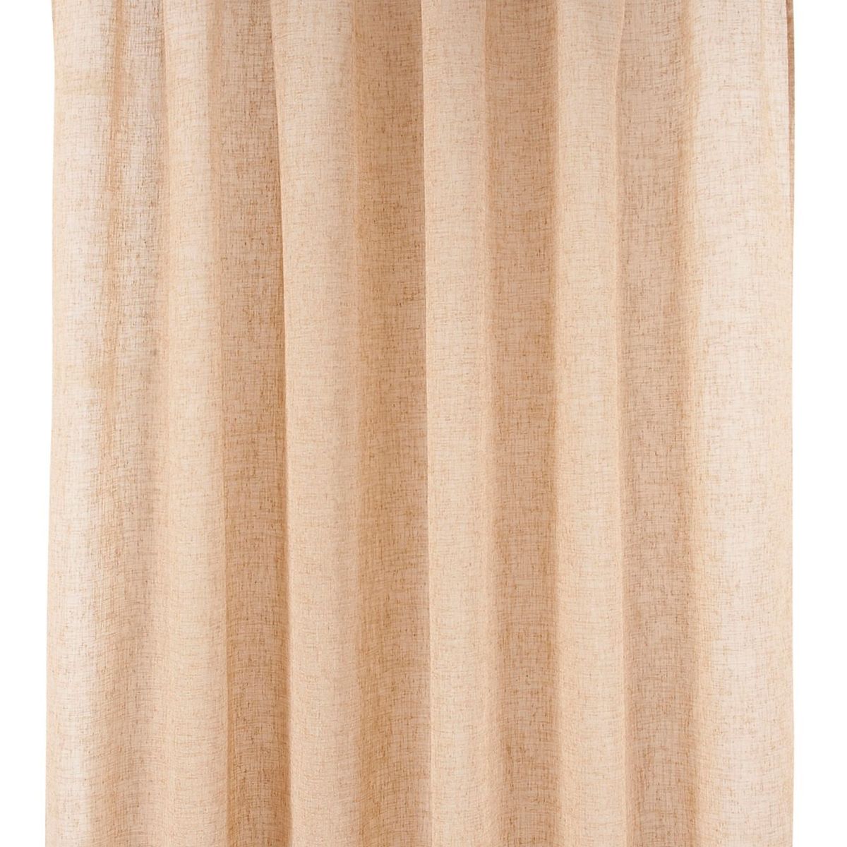 Cortina Véu 2 Folhas, Bege, 140X230cm, marca Just Home Collection - Foto Principal