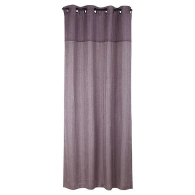 Cortina Vu Linho Violeta 130x220cm Just Home Collection