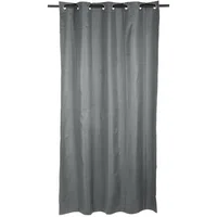 Cortina 1 Folha 220x140cm Blackout Texturada Grafite Just Home Collection