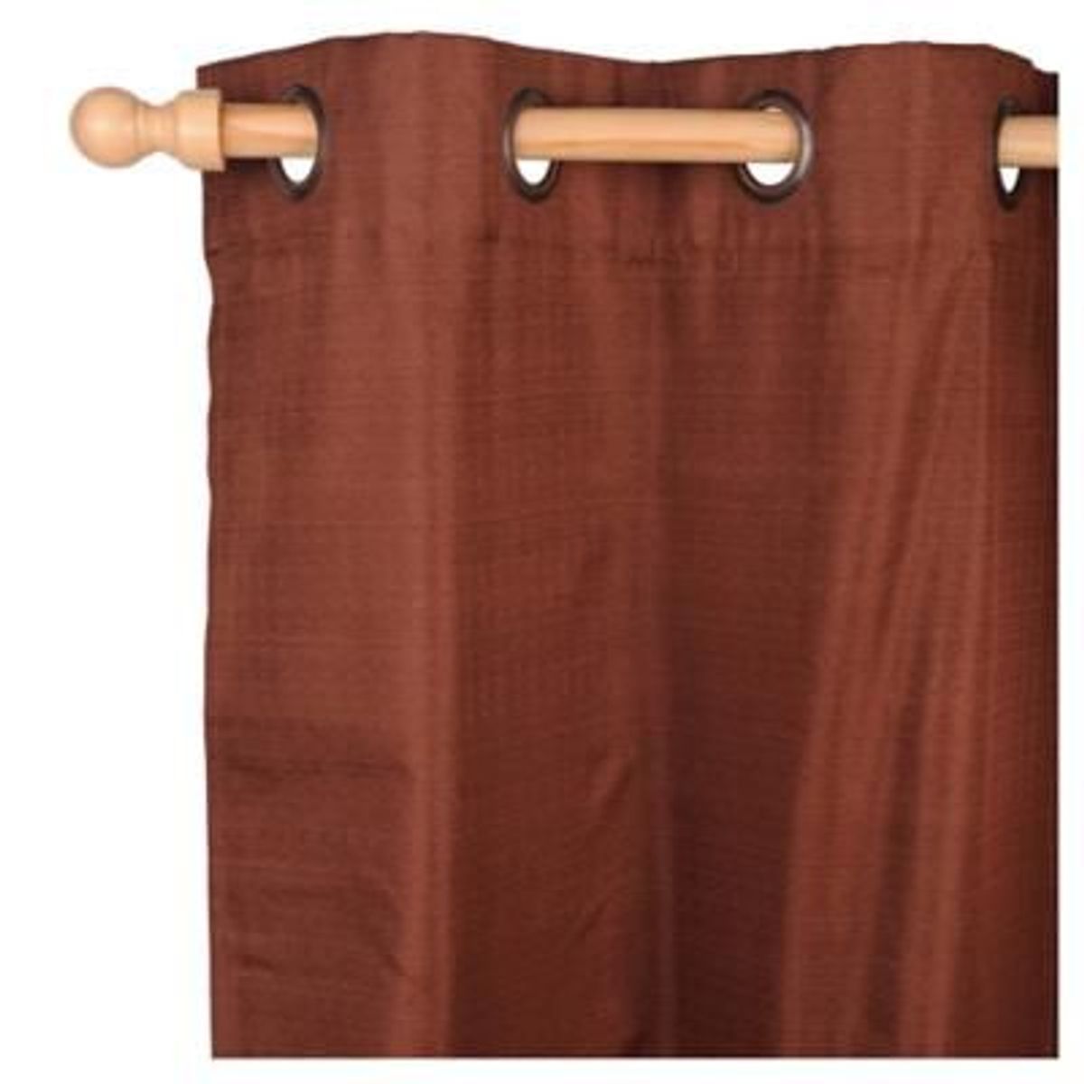 Cortina 1 Folha 220x200cm Blackout Texturada Marrom Just Home Collection, marca Just Home Collection - Foto 2