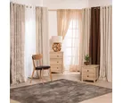 Cortina 1 Folha 220x140cm Voil Trabalhado Toby Branco Just Home Collection