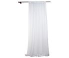 Cortina 1 Folha 220X145Cm Voil Branco Just Home Collection