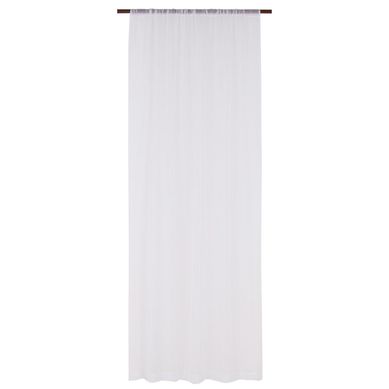 Cortina Voil 1 Folha Branca 145x250cm Just Home Collection