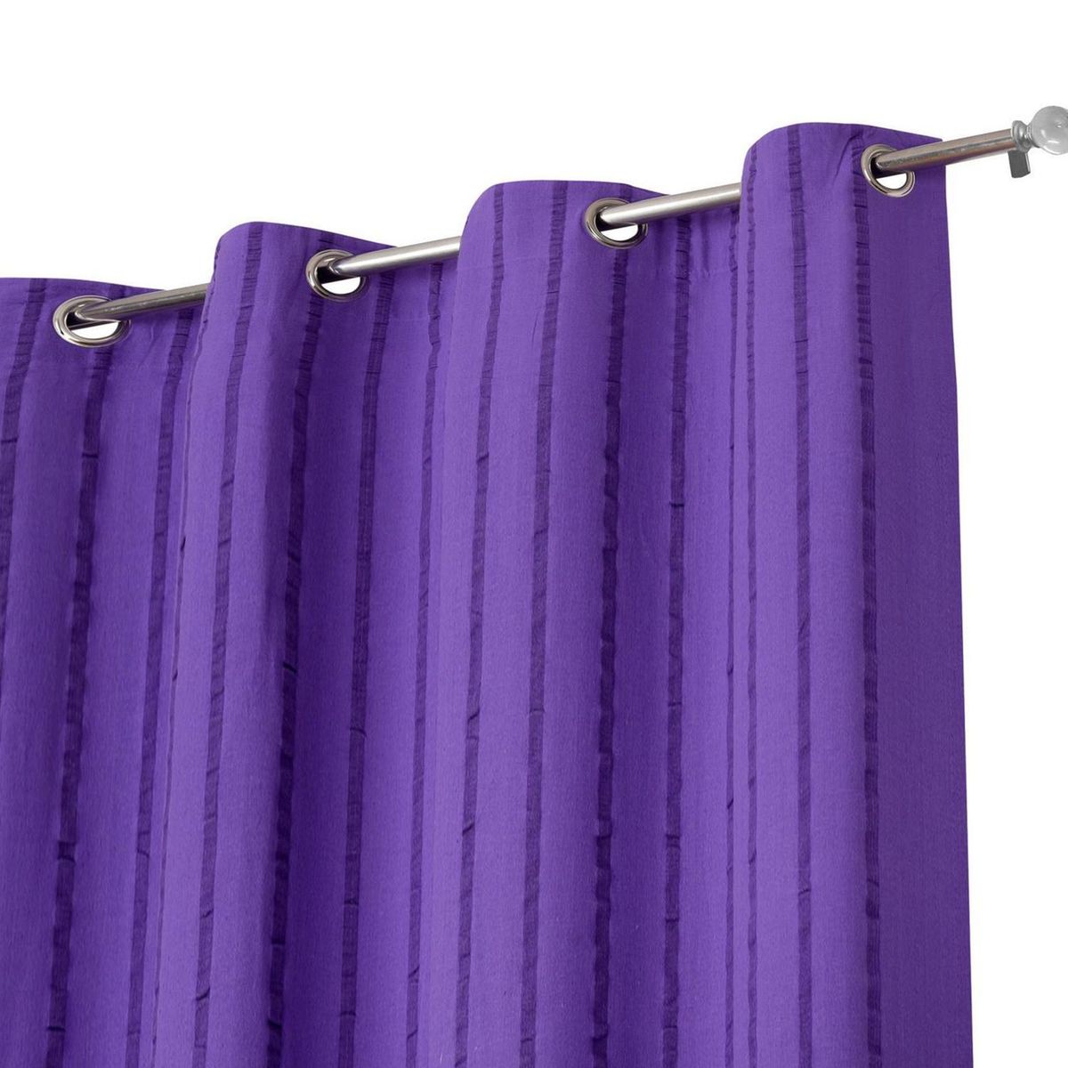 Cortina de Algodão 2 Folhas 150x230cm Roxo, marca Just Home Collection - Foto Principal