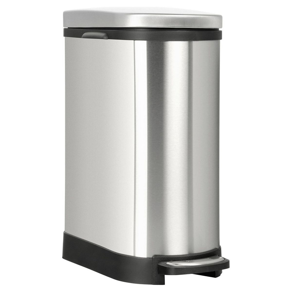 Lixeira 10l Metal Estreita Pedal Cro Just Home Collection, marca Just Home Collection - Foto Principal