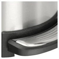 Lixeira 10l Metal Estreita Pedal Cro Just Home Collection