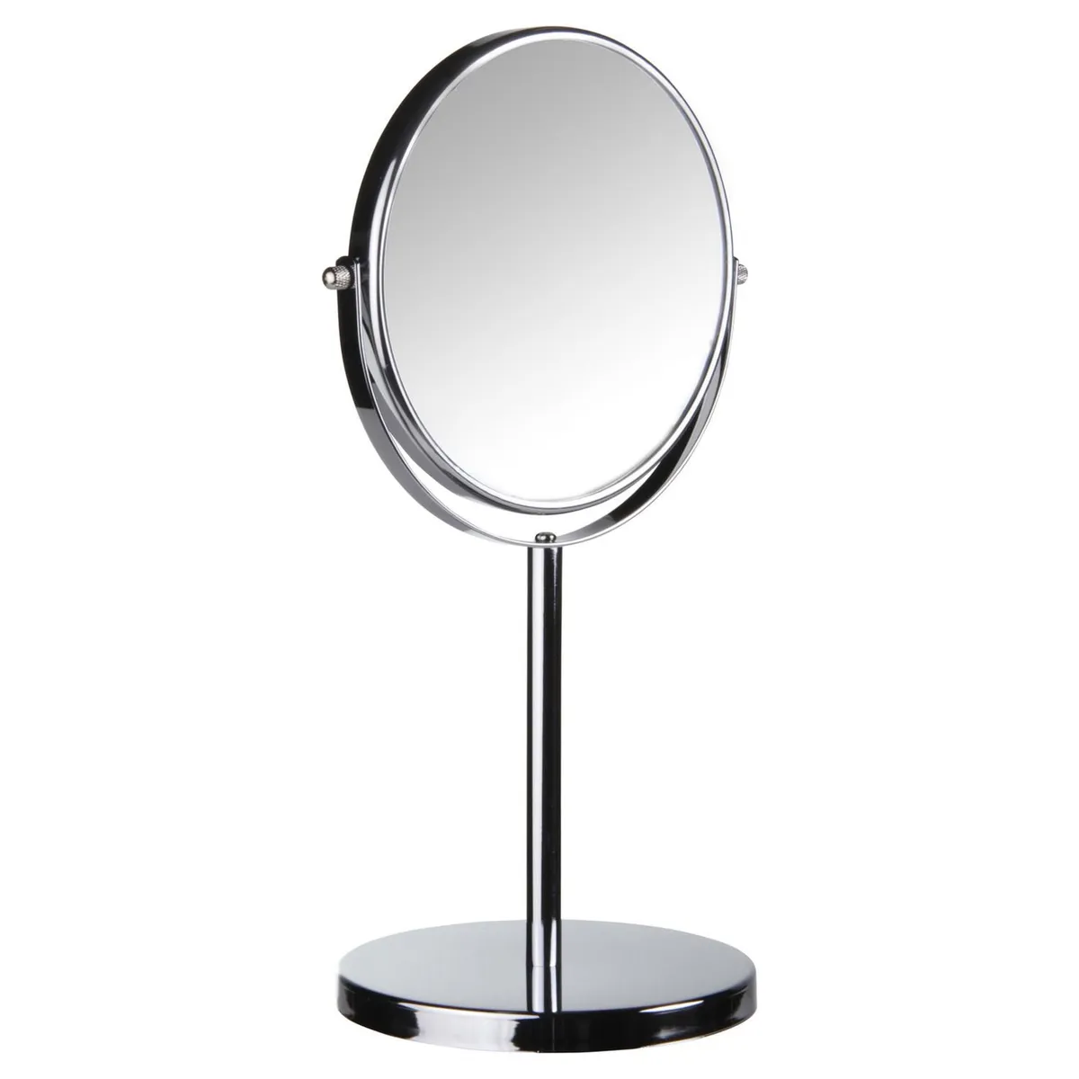 Espelho Cosmético Com Pé Cromado 17cm, marca Just Home Collection - Foto Principal
