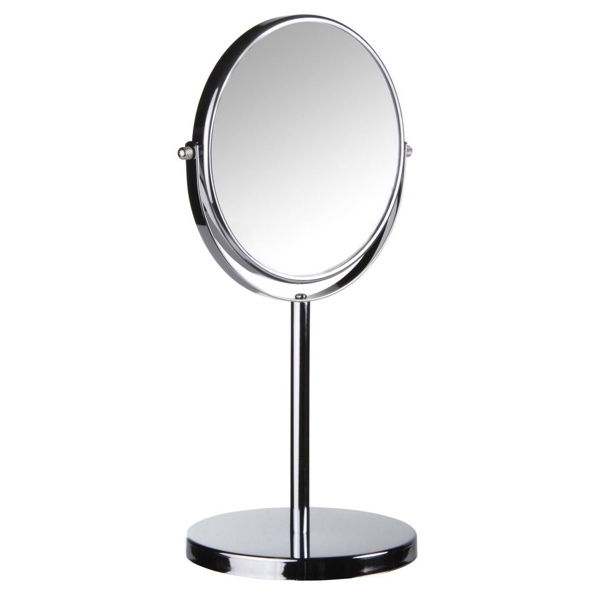 Espelho Cosmético Com Pé Cromado 17cm, marca Just Home Collection - Foto Principal