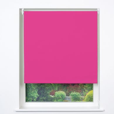 Cortina Rolo Blackout 100X100cm Rosa
