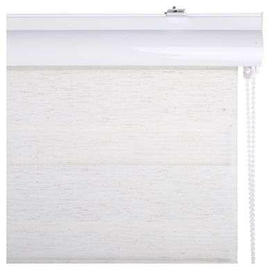 Cortina Rolo Dia e Noite Linho Cru 120x165cm Just Home Collection