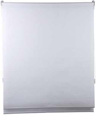 Cortina Rolo Duplo, Branco Listra, 100X100cm