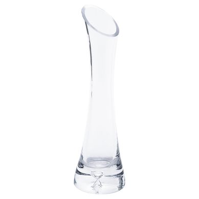 Vaso Uniflor Diagonal, Transparente, 6,6x22H, Home Collectio
