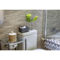 Vaso Uniflor Diagonal, Transparente, 6,6x22H, Home Collectio