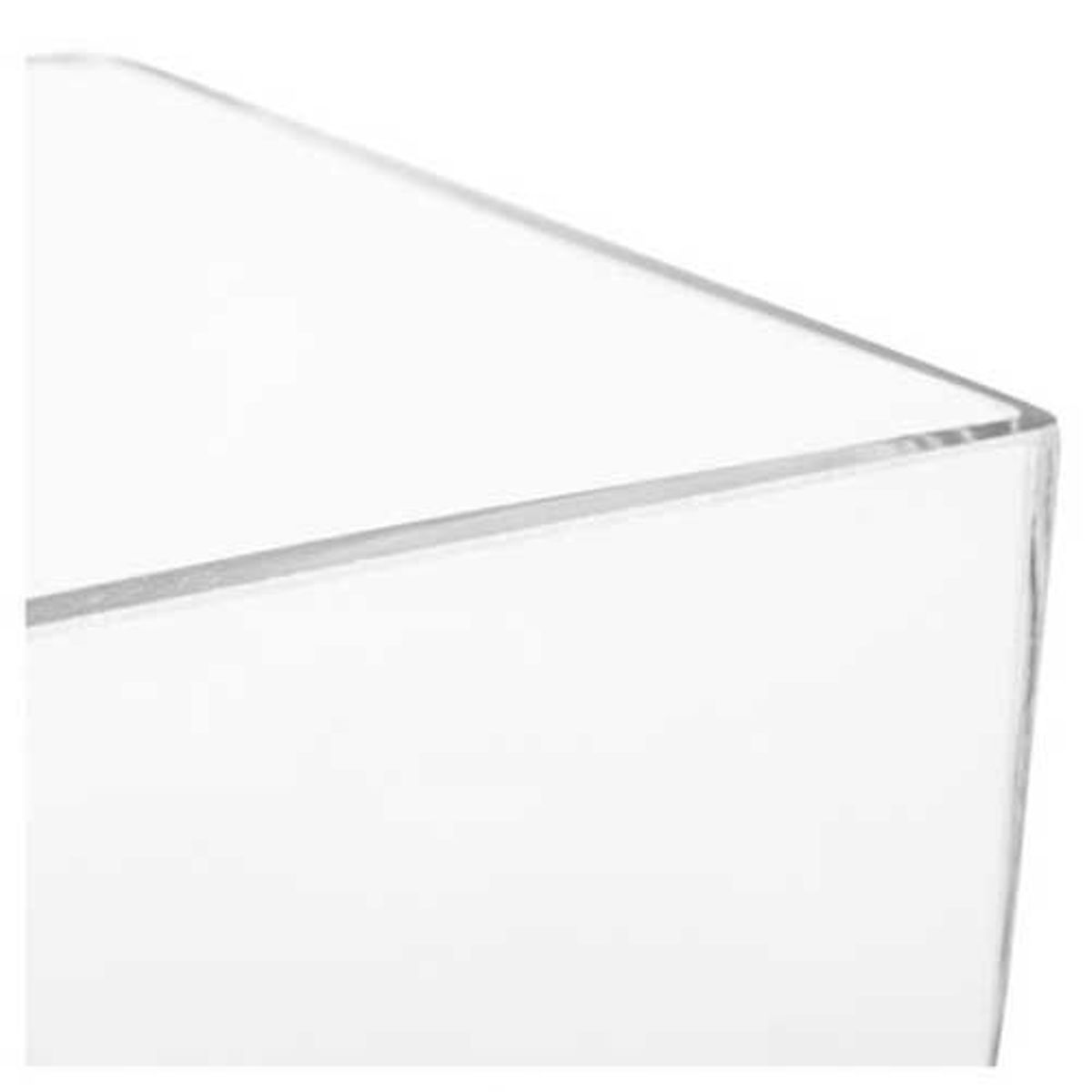 Vaso Reto Alto Transparente 10x10x15H Just Home Collection, marca Just Home Collection - Foto 2