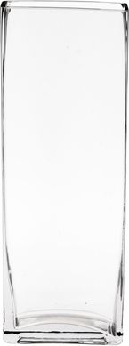 Vaso Retangular, Transparente, 10x5x30H, Home Collection - B