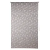 Cortina Rolo Flor Bege, 100x100cm