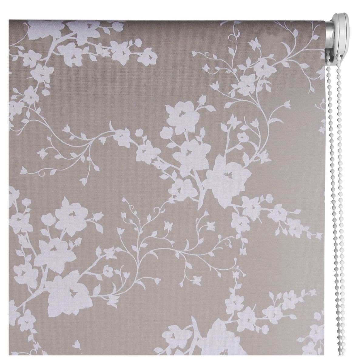 Cortina Rolo Flor Bege, 100x100cm, marca Just Home Collection - Foto 2