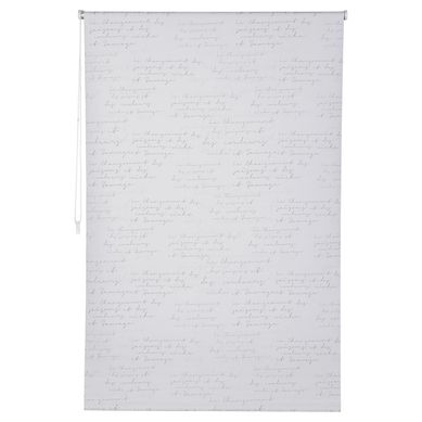 Cortina Rolo Blackout Letra Branco120x250cm