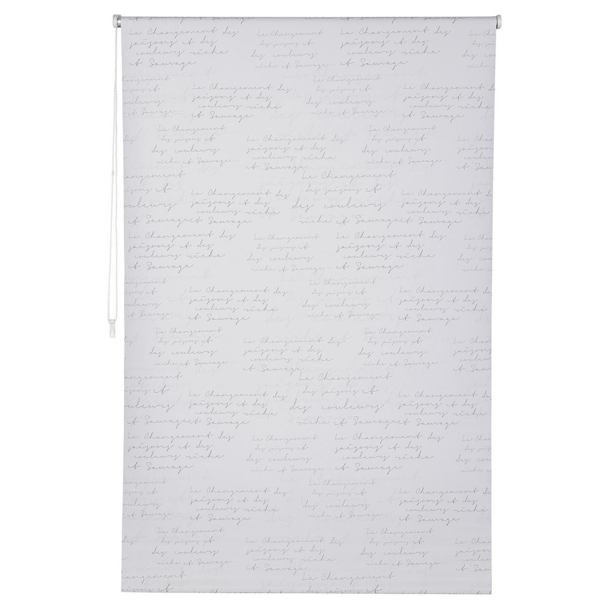 Persiana Rolo b/out Letra 120x250cm  Branco Just Home Collection, marca Just Home Collection - Foto Principal