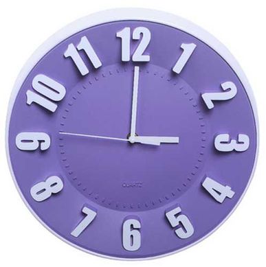 Relgio, Roxo, 30cm