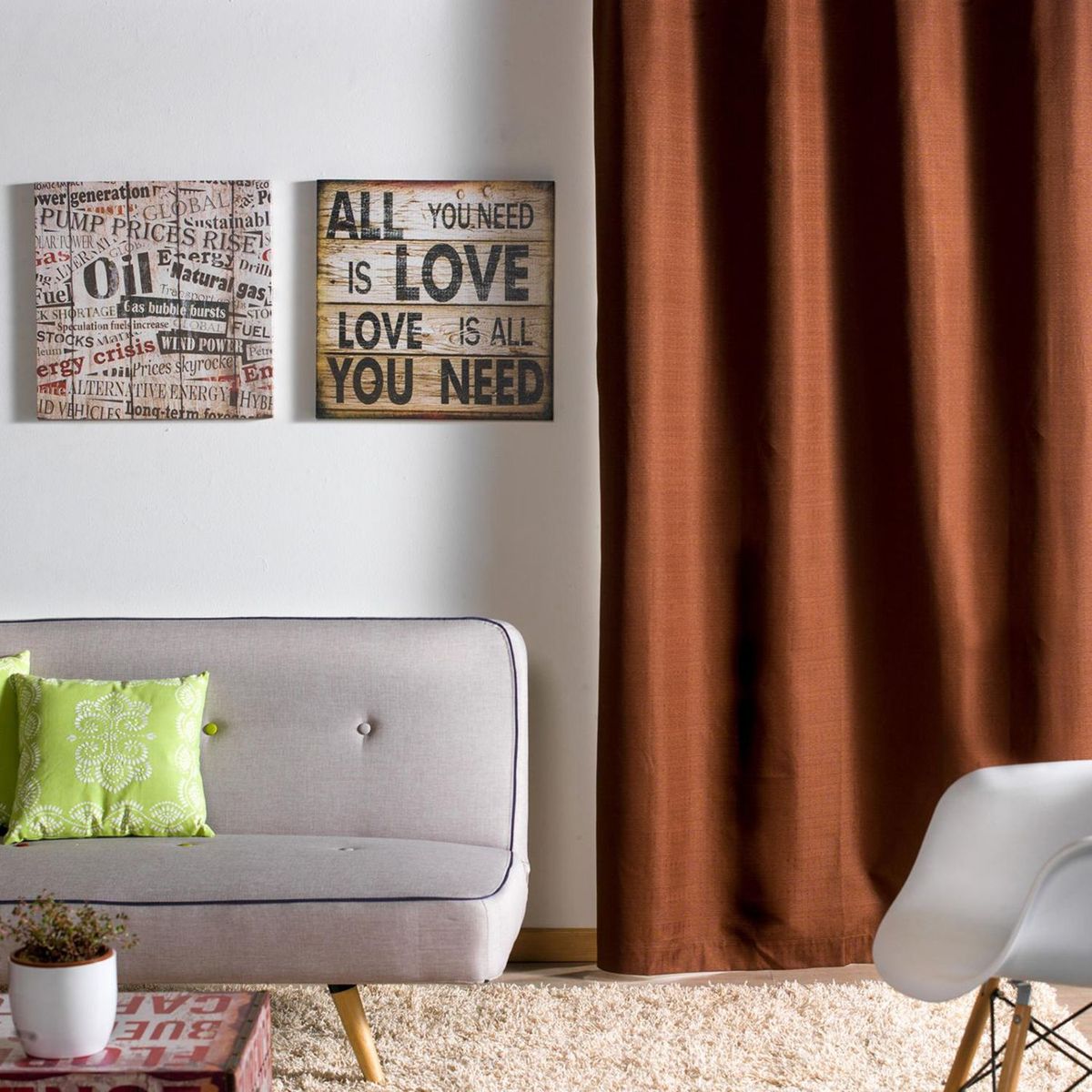 Cortina Blackout Texturizada Violeta 140X220cm, marca Just Home Collection - Foto 2