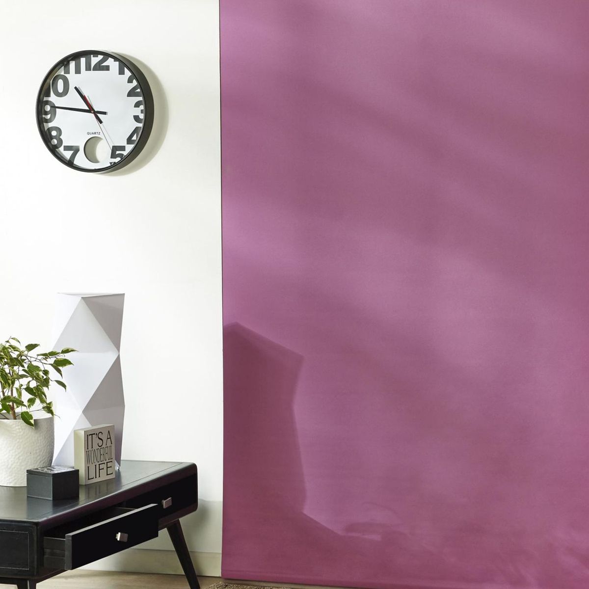 Cortina Rolo Blackout Lilás 160x165cm Just Home Collection, marca Just Home Collection - Foto 2