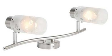 Spot Caracol 2 Lmpadas, Metal, Bivolt