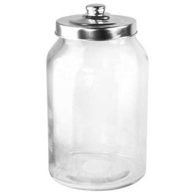 Frasco com Tampa 28cm Cr Cba Transparente 4000ml