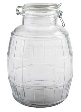Frasco Redondo Multi 27cm Cba Transparente 4200ml