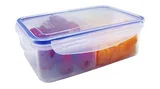 Pote Plástico Hermético Retangular 1,1L Just Home Collection