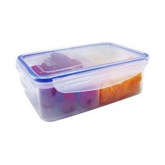 Pote Plástico Hermético Retangular 1,1L Just Home Collection