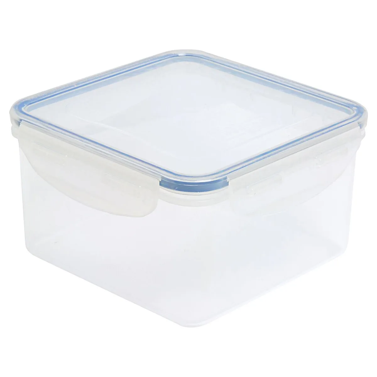 Pote Plástico Hermético Quadrado 1250ml, marca Just Home Collection - Foto Principal