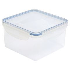 Pote Plástico Hermético Quadrado 1250ml