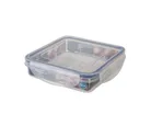 Pote Plástico Hermético Quadrado 430ml Just Home Collection