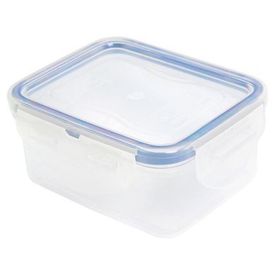 Pote Plstico Hermtico Retangular 180ml