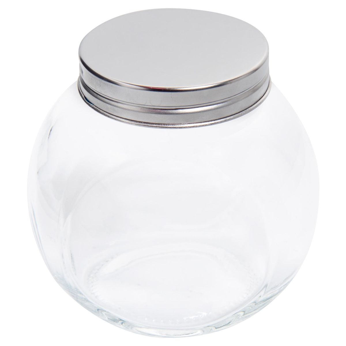 Frasco Redondo Vidro 11cm Cba Transparente 400ml, marca Casa Bonita - Foto Principal