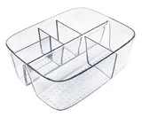 Organizador Multiplo Acrílico, Transparente, 20x7x16cm