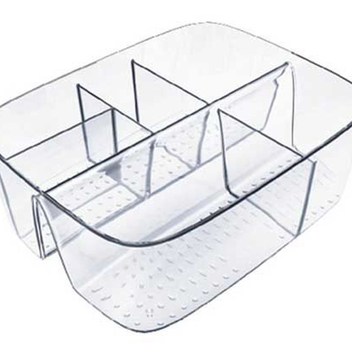 Organizador Multiplo Acrílico, Transparente, 20x7x16cm, marca Just Home Collection - Foto Principal