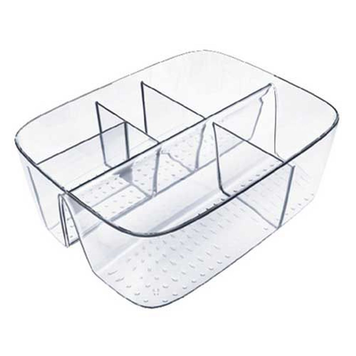 Organizador Multiplo Acrílico, Transparente, 20x7x16cm, marca Just Home Collection - Foto Principal