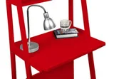 Estante Escrivaninha 2 Prateleiras, Vermelho, 64x180x45cm