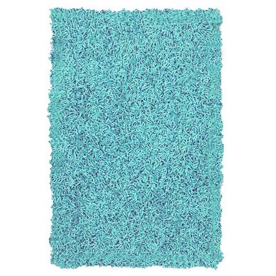 Tapete Shaggy 60x90cm Turquesa