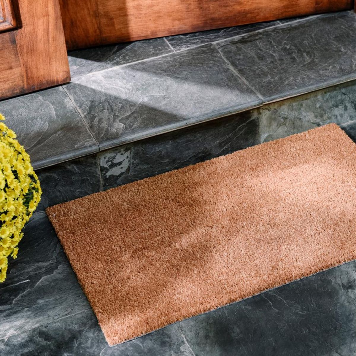 Capacho Fibra Natural 45x75cm Just Home Collection, marca Just Home Collection - Foto 2