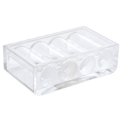 Saboneteira Plstica Dots, Transparente