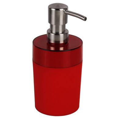 Porta Sabonete Lquido Plstico Vermelho